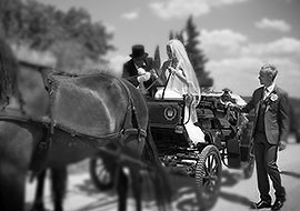 Carrozza per matrimoni