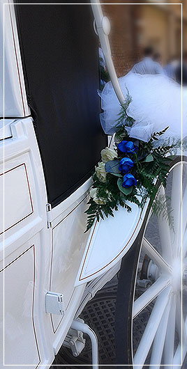 Carrozza e cavalli per matrimoni