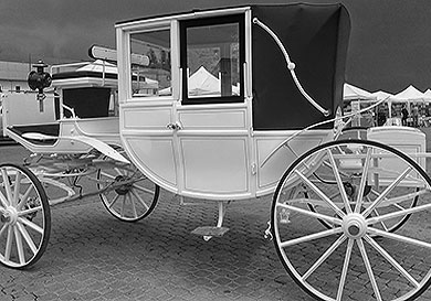 Carrozza cocchiere e cavalli per matrimoni